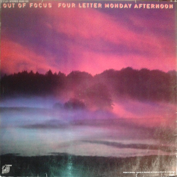 Out Of Focus - Four Letter Monday Afternoon - VG+ 2 LP Record 1972 Kuckuck Germany Original Vinyl - Krautrock / Prog Rock / Psychedelic Rock - Shuga Records