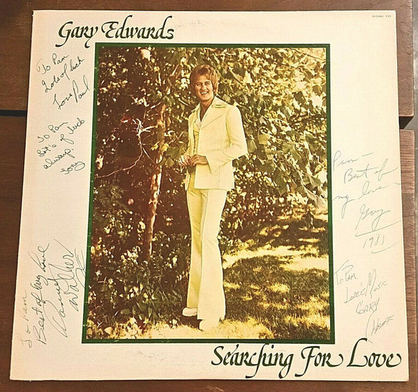 Gary Edwards & Sage - Searching For Love - VG+ LP Record 1981 Micah USA Private Press Vinyl - Soft Rock / Soul / Pop / Lounge - Shuga Records