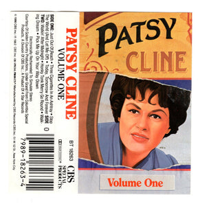 Patsy Cline - Volume One - Used Cassette 1986 CBS Tape - Country - Shuga Records