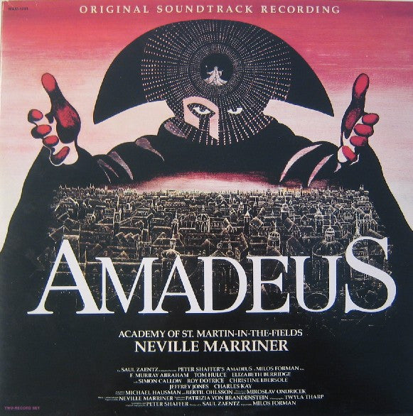 Sir Neville Marriner, Academy Of St. Martin-In-The-Fields - Amadeus (Music From The Film) - VG+ 2 LP Record 1984 Fantasy USA Original Vinyl & Insert - Soundtrack - Shuga Records