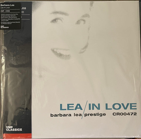 Barbara Lea - Lea In Love (1957) - New LP Record 2022 Prestige Vinyl Me Please 180 gram Vinyl, Booklet & OBI - Jazz Vocal / Swing - Shuga Records