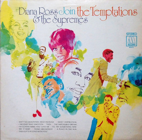 Diana Ross & The Supremes Join The Temptations - Mint- LP Record 1968 Motown USA Original Press Vinyl - Soul / Rhythm & Blues - Shuga Records