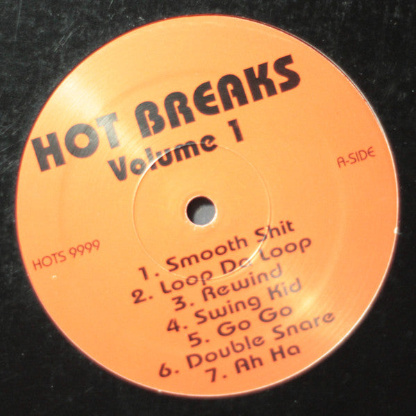 Unknown Artist - Hot Breaks Volume 1 - VG+ LP Record 1990s USA Vinyl - Hip Hop / DJ Battle Tool - Shuga Records