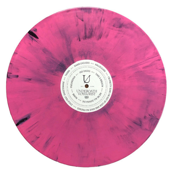 Underoath - Voyeurist - New LP Record 2022 Fearless Walmart Exclusive Pink and Black Marbled Vinyl - Rock / Metalcore / Post-Hardcore - Shuga Records
