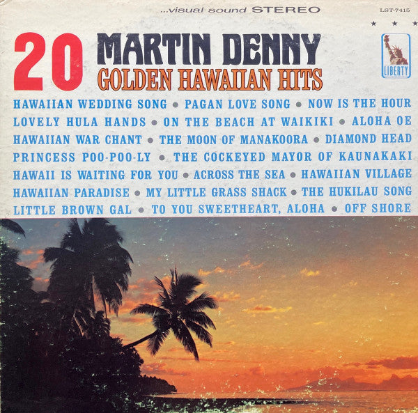 Martin Denny - 20 Golden Hawaiian Hits - Mint- LP Record 1965 Liberty USA Original Vinyl - Jazz / Exotica / Pacific - Shuga Records