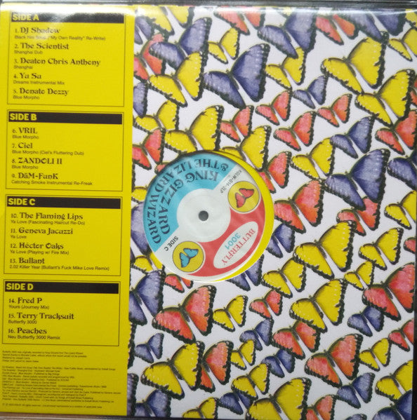 King Gizzard And The Lizard Wizard - Butterfly 3001 - New 2 LP Record KGLW Recycled Black Wax Vinyl - Rock / Electronic / Drum n Bass / Dub / House / Trance - Shuga Records