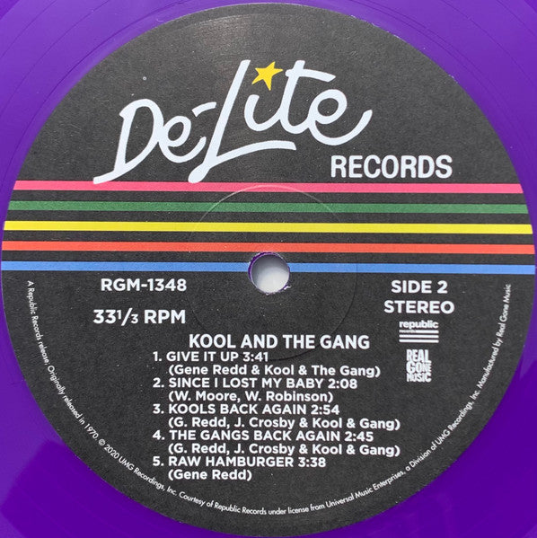 Kool And The Gang - Kool And The Gang (1969) - New LP Record 2022 Real Gone Music De-Lite Purple Vinyl - Funk / Soul-Jazz - Shuga Records