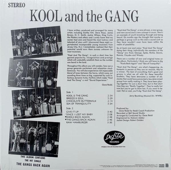 Kool And The Gang - Kool And The Gang (1969) - New LP Record 2022 Real Gone Music De-Lite Purple Vinyl - Funk / Soul-Jazz - Shuga Records