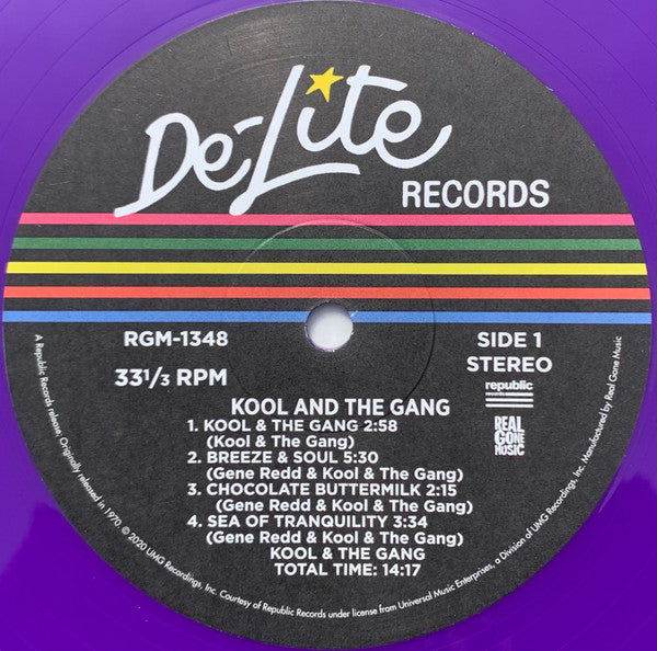 Kool And The Gang - Kool And The Gang (1969) - New LP Record 2022 Real Gone Music De-Lite Purple Vinyl - Funk / Soul-Jazz - Shuga Records