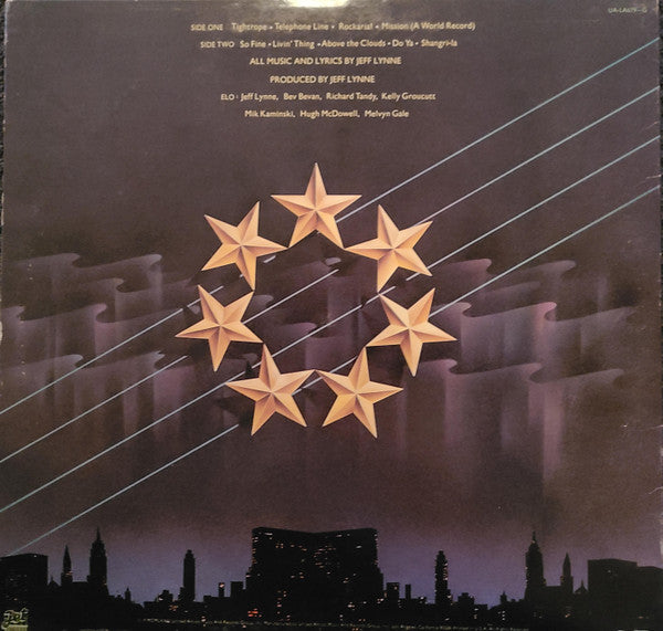 Electric Light Orchestra ELO - A New World Record - VG+ LP Record 1976 United Artists USA Jet USA Vinyl & Embossed Cover - Prog Rock / Symphonic Rock - Shuga Records