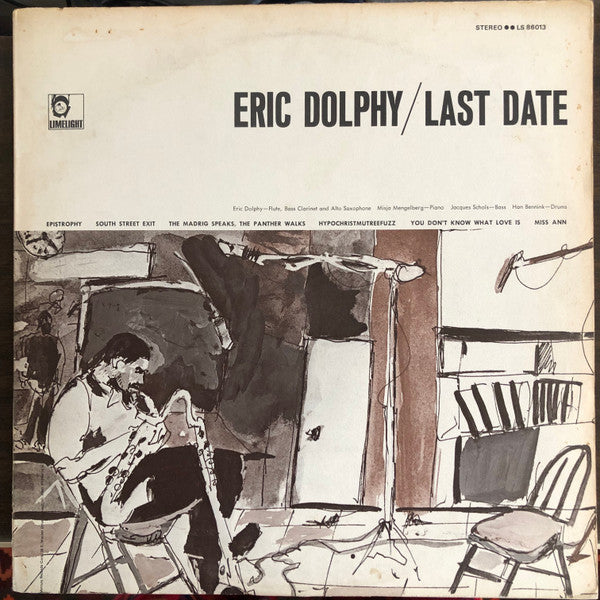 Eric Dolphy - Last Date (1964) - VG+ LP Record 1968 Limelight USA Vinyl - Jazz / Bop / Free Jazz