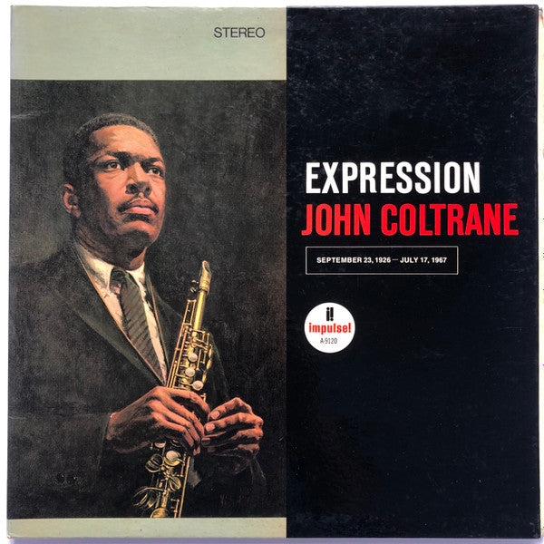 John Coltrane - Expression (1967) - VG+ LP Record 1968 Impulse! USA Vinyl - Free Jazz / Modal / Bop - Shuga Records