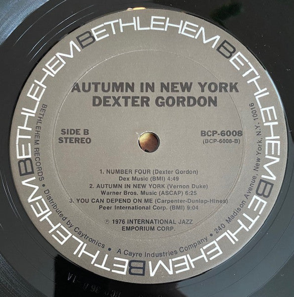 Dexter Gordon - The Bethlehem Years - VG+ LP Record 1976 Bethlehem USA Vinyl - Jazz / Bop - Shuga Records