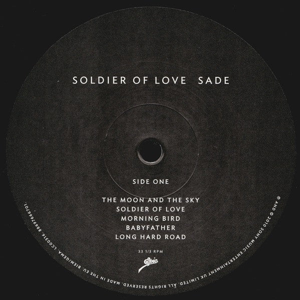 Sade - Soldier Of Love (2010) - Mint- LP Record 2020 Epic Europe 180 gram Vinyl - Soul / Soul-Jazz - Shuga Records