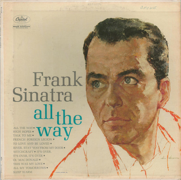 Frank Sinatra – All The Way - VG 1961 USA Mono (Jazz) - Shuga Records