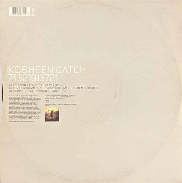 Kosheen - Catch - VG+ 12" Single Record 2001 Moksha Arista BMG UK Vinyl - Trance / Progressive Trance - Shuga Records