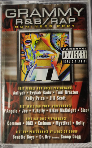 Various – Grammy R&B / Rap Nominees 2001 - Used Cassette 2001 Grammy Tape - Hip Hop