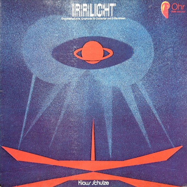 Klaus Schulze - Irrlicht - Mint- LP Record 1972 Ohr Germany Vinyl & Insert - Krautrock / Experimental / Ambient / Berlin-School - Shuga Records