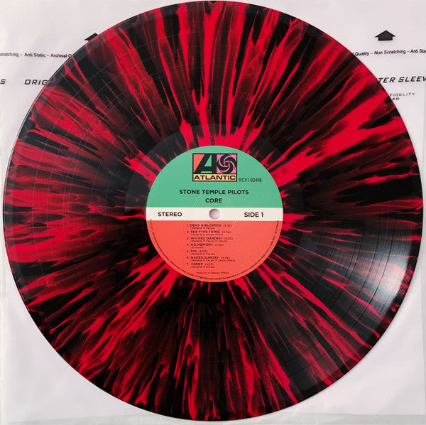 Stone Temple Pilots - Core (1992) - Mint- LP Record 2022 Atlantic Walmart Exclusive Red w/ Black Splatter Vinyl - Grunge / Alternative Rock - Shuga Records