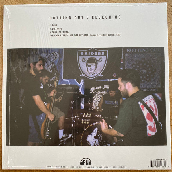 Rotting Out - Reckoning - Mint- EP Record 2022 Pure Noise USA Swamp Green Cloudy Vinyl & Insert - Hardcore / Punk