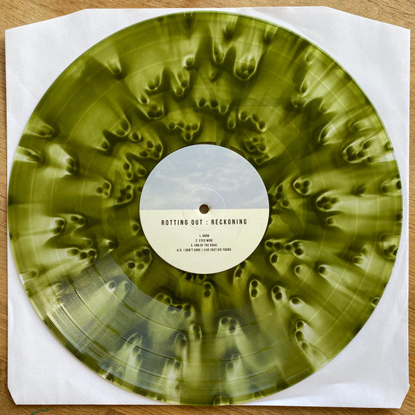 Rotting Out - Reckoning - Mint- EP Record 2022 Pure Noise USA Swamp Green Cloudy Vinyl & Insert - Hardcore / Punk