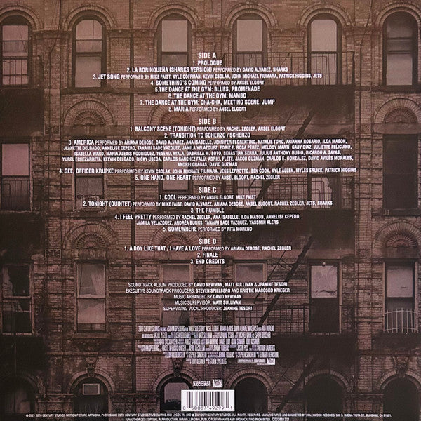 Leonard Bernstein & Stephen Sondheim - West Side Story (Original Motion Picture) - Mint- 2 LP Record 2022 Hollywood Target Exclusive Blue Vinyl & Booklet - Soundtrack - Shuga Records