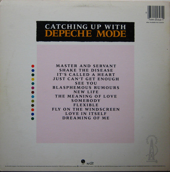 Depeche Mode - Catching Up With Depeche Mode - VG+ LP Record 1985 Sire USA Vinyl - Synth-pop