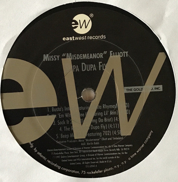 Missy "Misdemeanor" Elliott - Supa Dupa Fly - VG+ 2 LP Record 1997 EastWest The Goldmind Original USA Vinyl & Insert - Hip Hop / Pop Rap - Shuga Records
