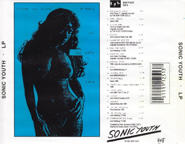 Sonic Youth - Happiness Is A Warm Gun... - VG+ CD 1992 Bad Fuck Records Germany Unofficial RARE - Alternative Rock - Shuga Records