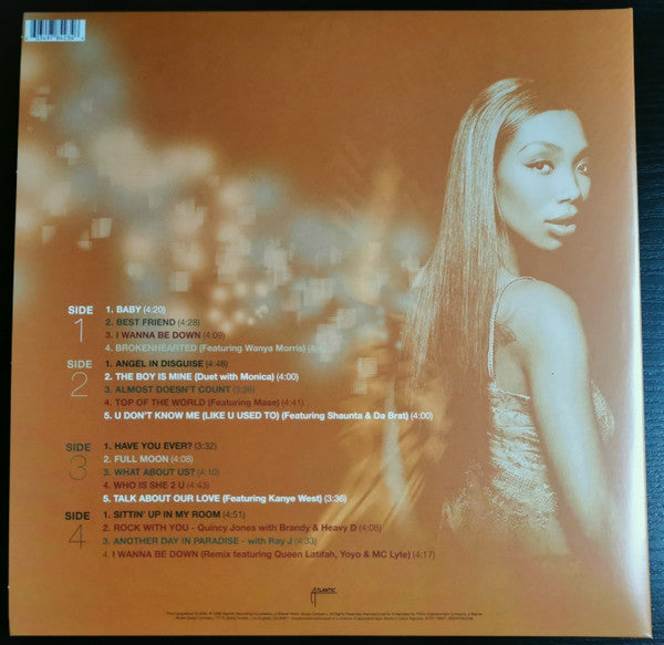 Brandy – The Best Of Brandy (2005) - New 2 LP Record 2022 Atlantic Maroon Vinyl - Soul / R&B / Pop - Shuga Records