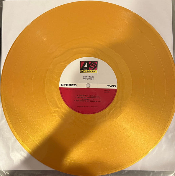Bruno Mars - XXIVk Magic (2016) - Mint- LP Record 2022 Atlantic Walmart Exclusive old Vinyl & Gold Foil Cover - Soul / Funk / R&B / Synth-Pop - Shuga Records