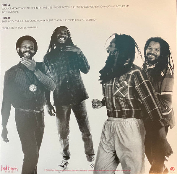 Bad Brains – Quickness (1989) - New LP Record 2022 ORG Music Black Vinyl - Punk Rock / Reggae / Hardcore - Shuga Records