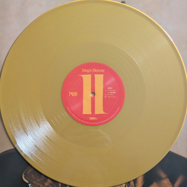 Nas - King's Disease 2 - Mint- 2 LP Record 2022 Mass Appeal USA Gold Vinyl - Hip Hop