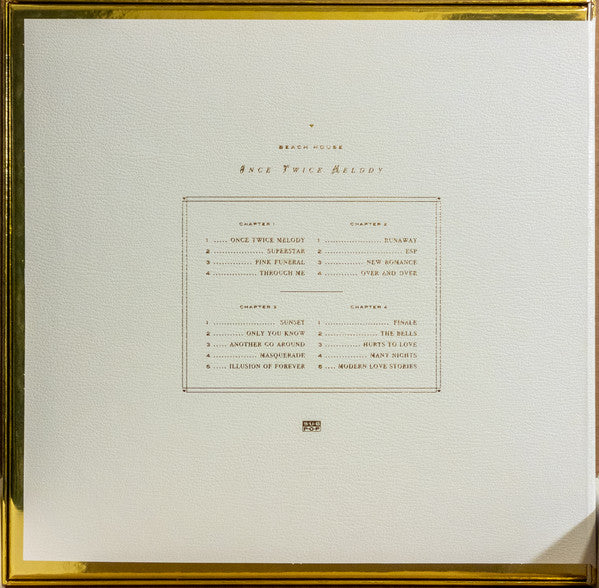 Beach House - Once Twice Melody - New 2 LP Record Box Set 2022 Sub Pop Gold and Clear Vinyl, Full Color Booklet and Posters - Indie Rock / Dream Pop - Shuga Records