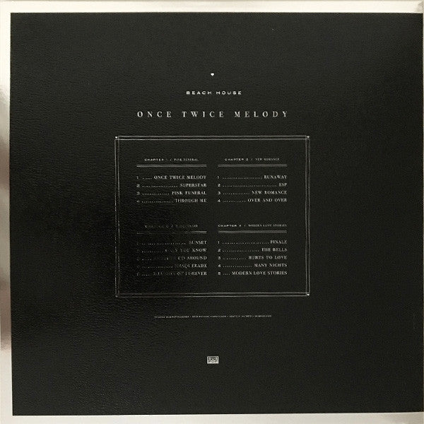 Beach House - Once Twice Melody - Mint- 2 LP Record 2022 Sub Pop Silver Edition Black Vinyl - Indie Rock / Dream Pop - Shuga Records