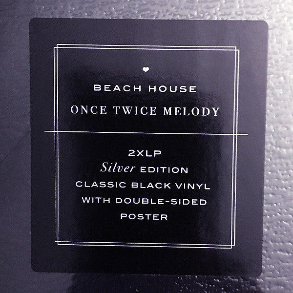 Beach House - Once Twice Melody - Mint- 2 LP Record 2022 Sub Pop Silver Edition Black Vinyl - Indie Rock / Dream Pop - Shuga Records