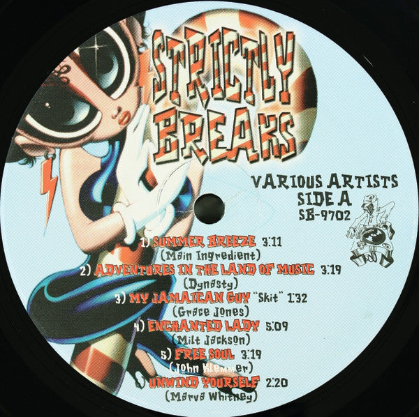 Various - Strictly Breaks Volume 2 - VG LP Record 1997 USA Vinyl - Disco / Funk / Soul / DJ Tool - Shuga Records
