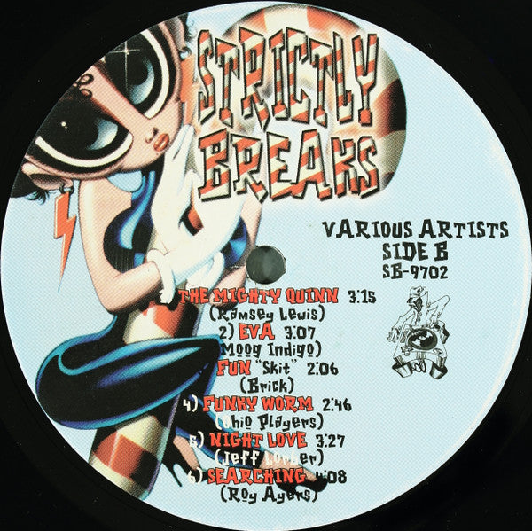 Various - Strictly Breaks Volume 2 - VG LP Record 1997 USA Vinyl - Disco / Funk / Soul / DJ Tool - Shuga Records