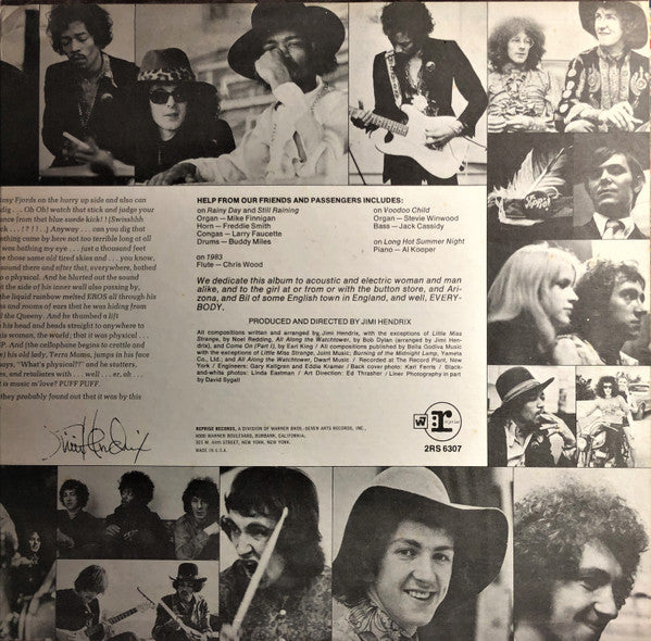 The Jimi Hendrix Experience - Electric Ladyland (1968) - Near Mint- 2 LP Record 1970 Reprise USA Vinyl - Psychedelic Rock / Blues Rock - Shuga Records