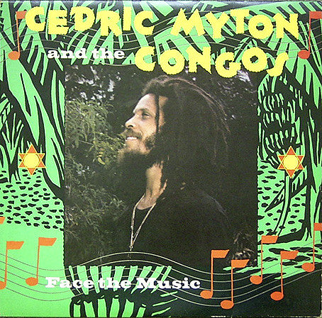 Cedric Myton & The Congos – Face The Music - VG+ LP Record 1981 Go-Feet UK Vinyl - Reggae / Roots Reggae - Shuga Records