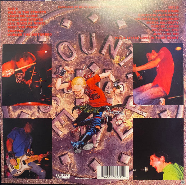 Circle Jerks - Wild In The Streets (1982) - VG+ LP Record 2022 Trust USA Black Vinyl & Booklet - Punk / Hardcore