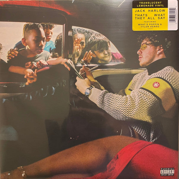 Jack Harlow - Thats What They All Say - Mint- LP Record 2022 Atlantic Urban Outfitters Yellow Lemonade Vinyl - Hip Hop / Pop Rap - Shuga Records