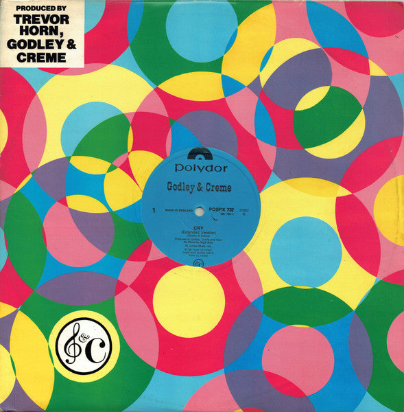 Godley & Creme - Cry (Extended Version) - Mint- 12" Single Record 1985 Polydor UK Vinyl - Synth-pop - Shuga Records