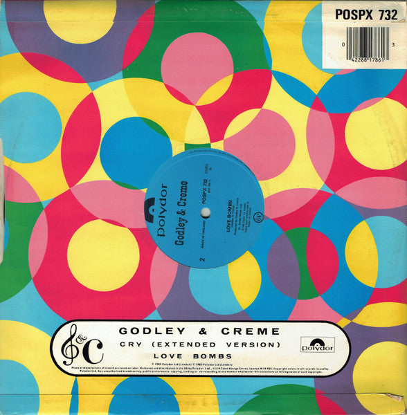 Godley & Creme - Cry (Extended Version) - Mint- 12" Single Record 1985 Polydor UK Vinyl - Synth-pop - Shuga Records