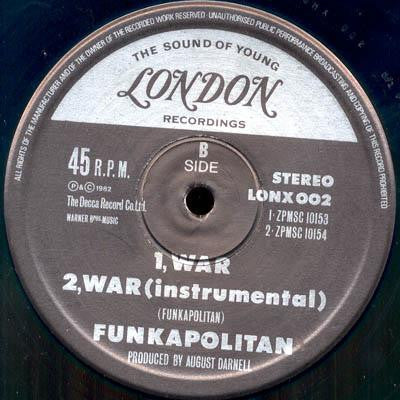 Funkapolitan - In The Crime Of Life - VG+ 12" Single Record 1982 London UK Vinyl - Funk / Disco