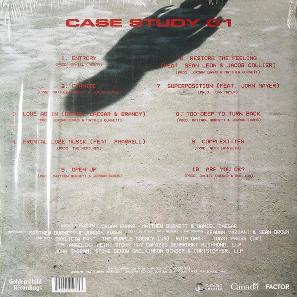 Daniel Caesar - Case Study 01 - Mint- LP Record 2019 Golden Child Amazon Exclusive Pink Translucent Vinyl - Neo Soul / R&B - Shuga Records