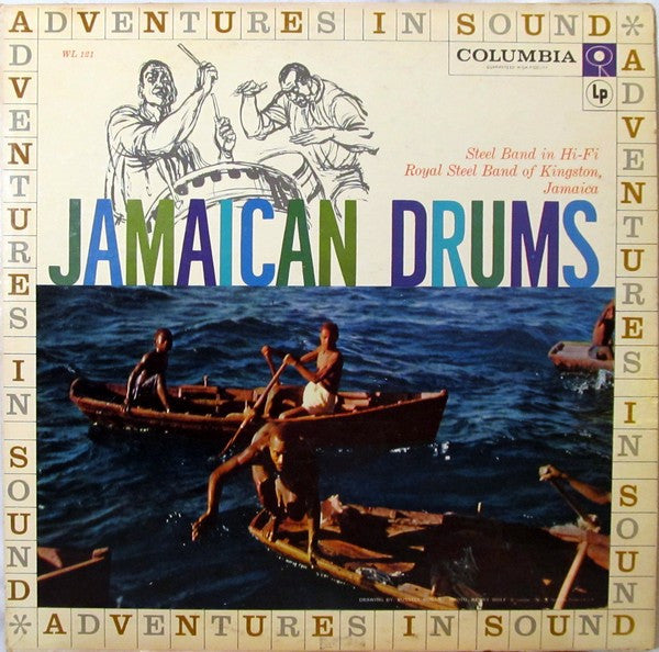 Royal Steel Band - Jamaican Drums - Mint- LP Record (VG cover) 1958 Columbia Adventures In Sound USA Vinyl - Calypso / Steel Band / Reggae - Shuga Records