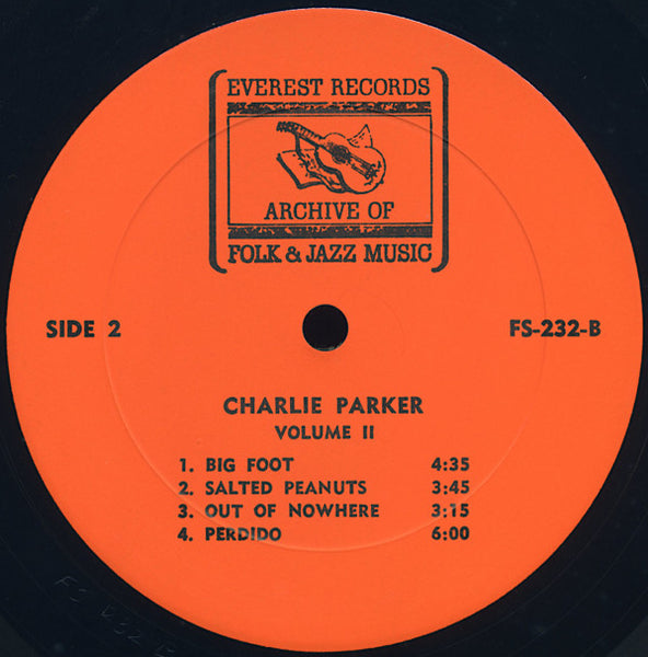 Charlie Parker – Charlie Parker Volume II - Mint- LP Record 1972 Everest USA Vinyl - Jazz