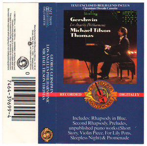 Gershwin Michael Tilson Thomas - Los Angeles Philharmonic - Gershwin - Used Cassette 1985 CBS Tape - Classical - Shuga Records
