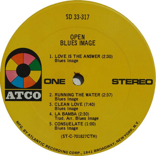 Blues Image - Open - VG+ LP Record 1970 ATCO USA Original Vinyl - Psychedelic Rock / Blues Rock - Shuga Records